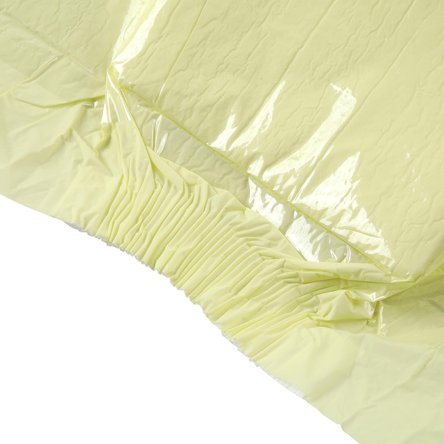 Scutece pentru adulți CutiePlusU, pachet de 10 chiloți de incontinență de unică folosință cu bucle pentru femei și bărbați, absorbție maximă peste noapte - Galben (Mărime medie 71-96 cm)