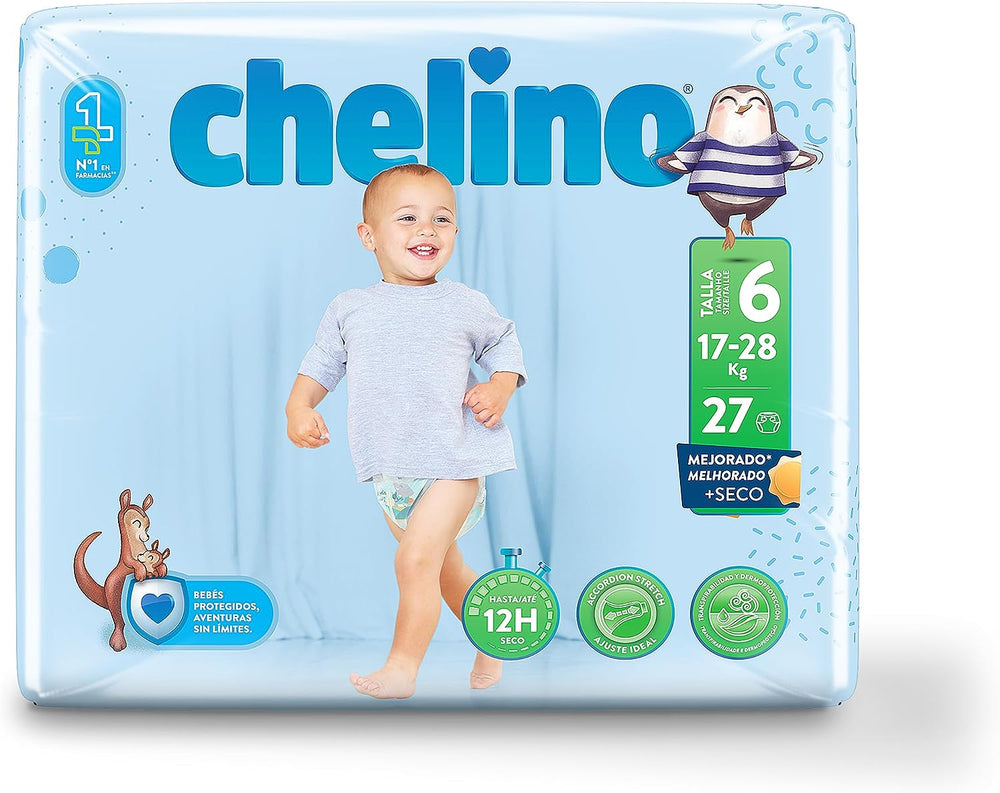 Scutece Indas Fashion & Love XL, mărimea 6 (17-28 kg), 27 bucăți