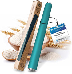 Sucitor - rolă de aluat din silicon și oțel inoxidabil - Sucitor modern fără mânere cu efect antiaderent, întinde fondant și aluat în cel mai scurt timp, ustensile de copt