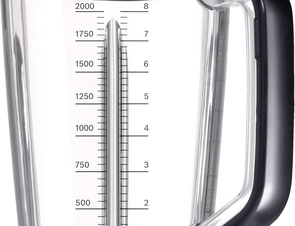 Bosch Standmixer Vitaboost MMBH6P6B, 6-Klingen-Edelstahlmesser, 2,5L Tritan-Mixbehälter, Stopfer, 6 Automatikprogramme, Rezeptbuch, Bpa-Frei, Einfache Reinigung, 45,000 U/Min, 1600 W, Schwarz Mama si Copilul Naty Shop