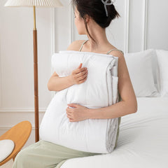 Plapumă de vară 155X220 Plapumă ușoară de vară 90 GSM plapume 155X220Cm cuvertură Plapumă subțire Utilizabilă fără capac Plapumă de răcire Soft Cosy Alb Plapumi si pilote Naty Shop