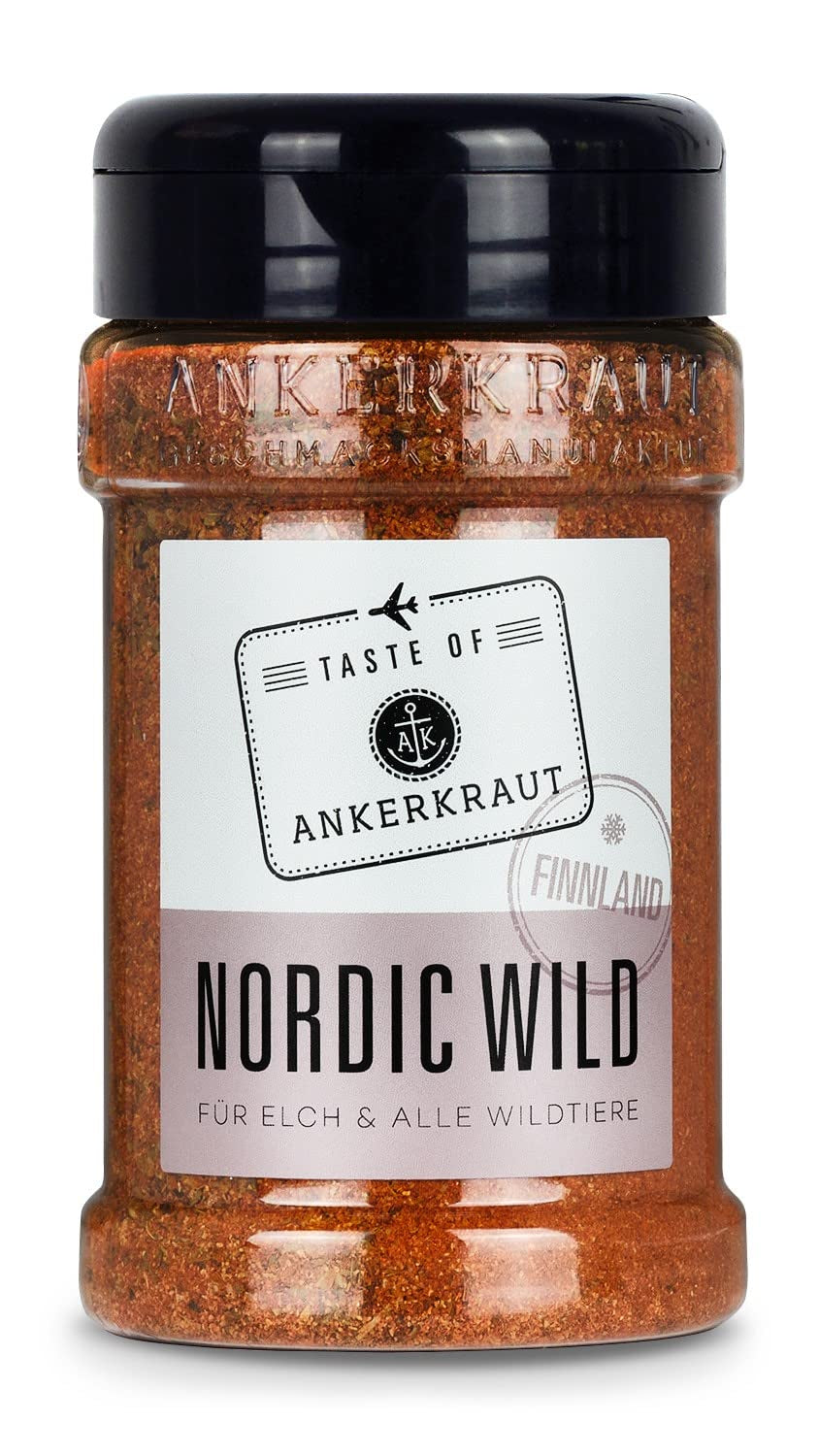 Ankerkraut Nordic Fish, Gewürz für Fisch, ideal für Lachs, Taste of Finnland, mit Petersilie und Dill, 230 g im Streuer