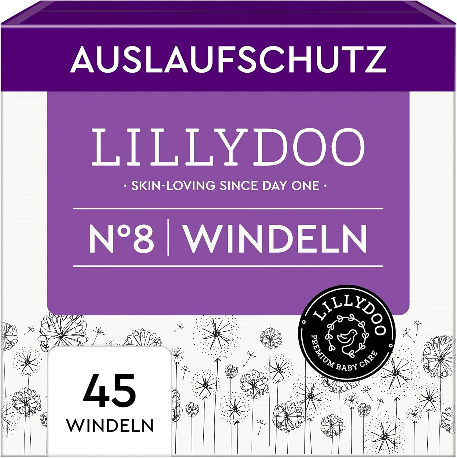 Scutece pentru bebeluși LILLYDOO prietenoase cu pielea - Mărimea 3 (6-10 kg), 29 de bucăți, protecție fiabilă împotriva scurgerilor, moi, fără parfum și fără loțiune pentru pielea sensibilă, testate dermatologic
