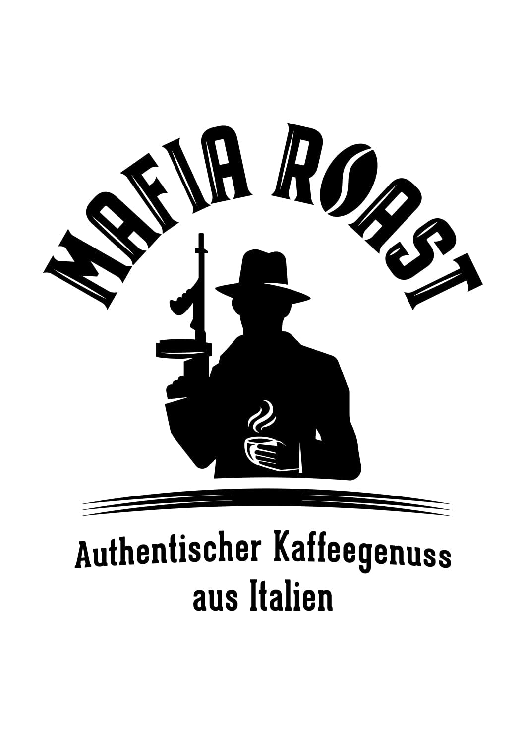 MAFIA ROAST® INTENSO - typisch italienische Espressobohnen - Blend aus 30% Arabica & 70% Robusta-Bohnen - schonend trommelgeröstet - besonders beliebt als intensiver Espresso - 1kg