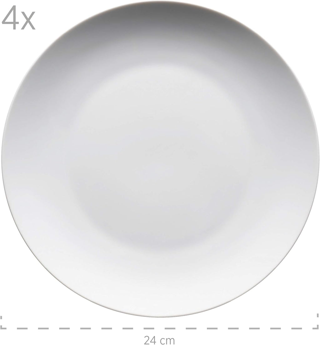 Mäser Kombiservice, Porzellan Barca, Weiß Seturi vesela masa Naty Shop