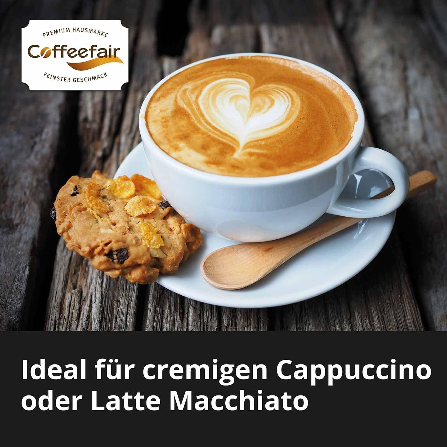 Coffeefair Cappuccino Topping 2 Instant-Milchpulver 10 x 1kg, Milchpulver für Kaffee- & Heißgetränkeautomaten, 20% Magermilchanteil, stabiler Milchschaum, ergiebig