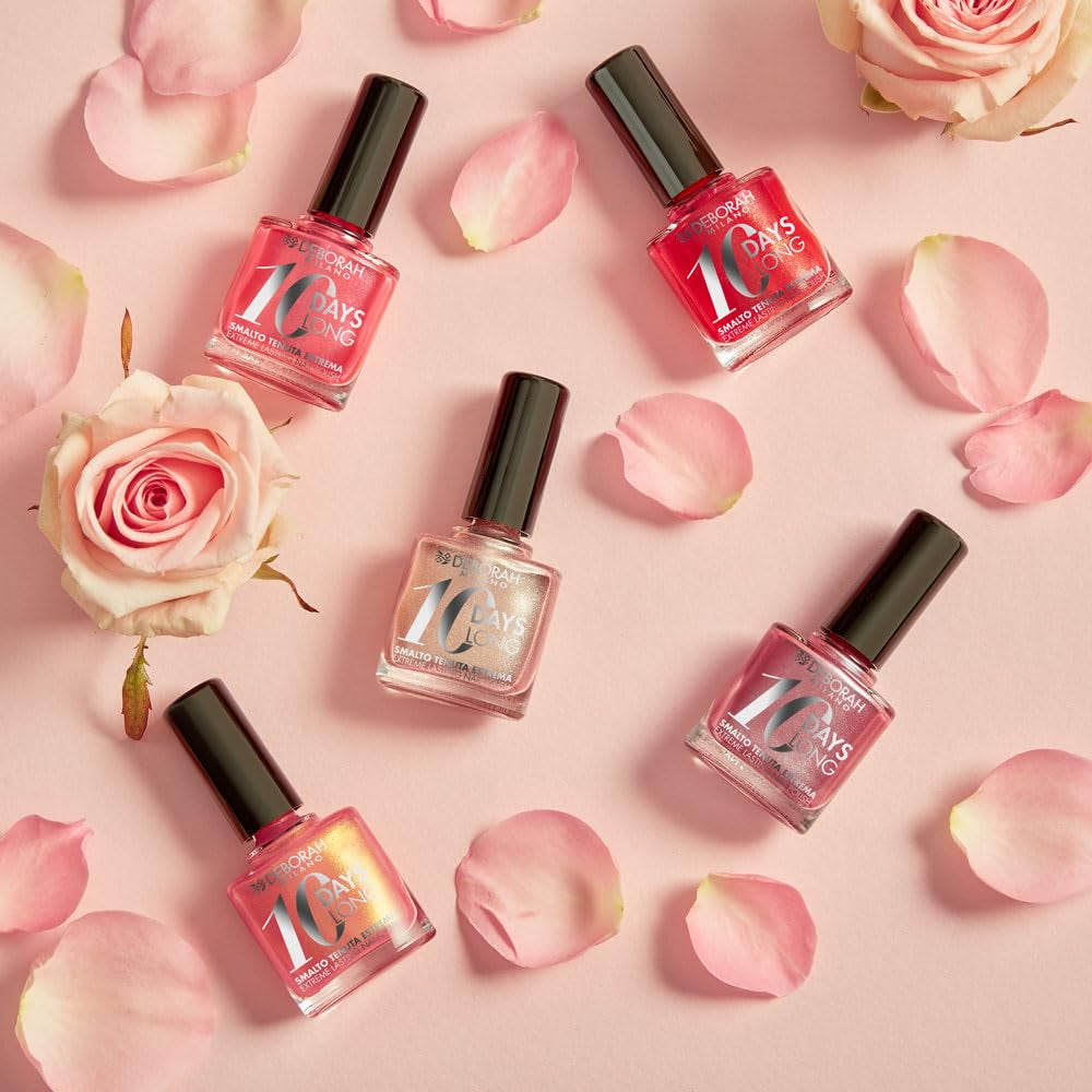 Oja nr. 39 Geranium Red, cu efect de 10 zile, rezistă până la 10 zile fără retușuri sau lampă UV, pentru unghii îngrijite și strălucitoare.