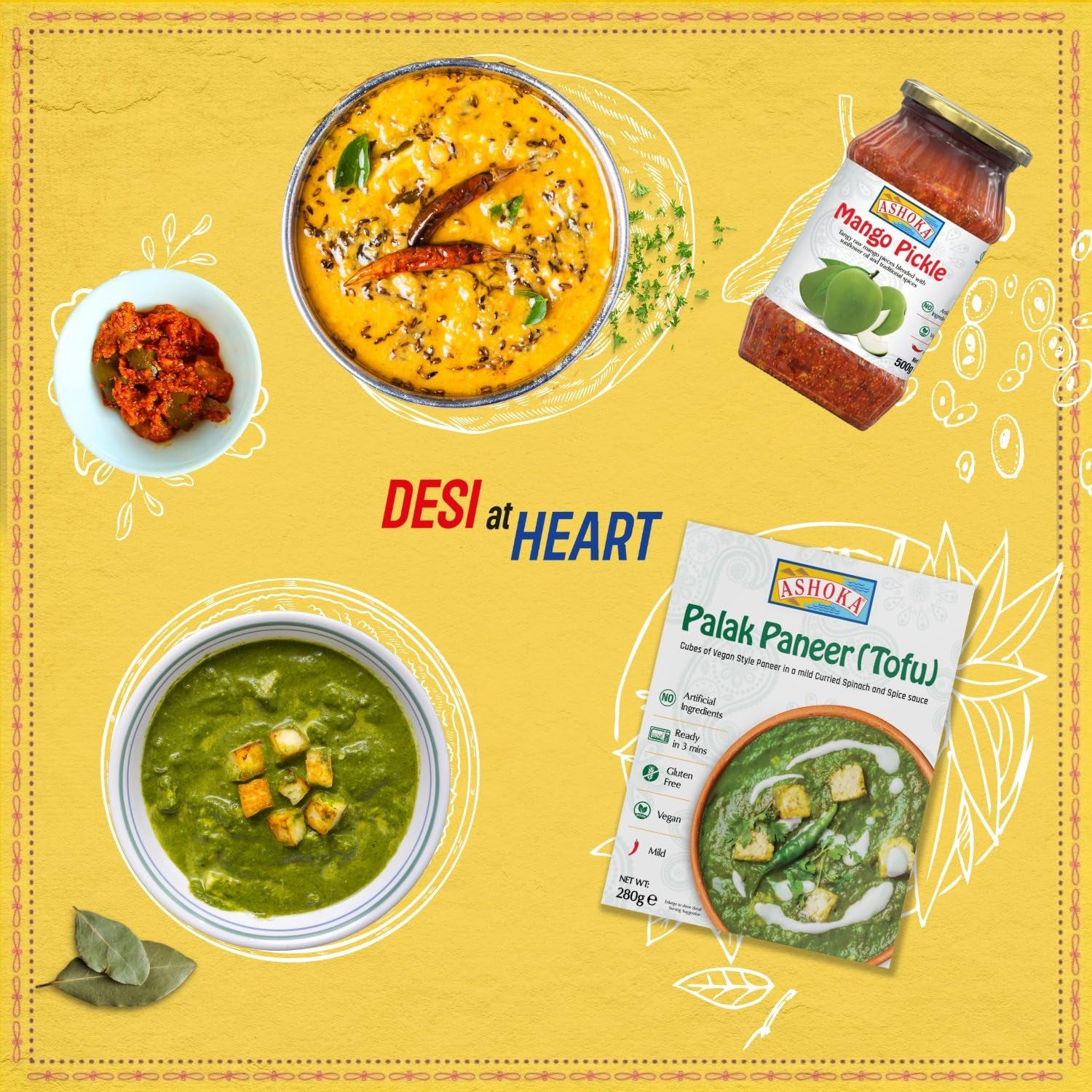 ASHOKA - Geschälte Ingwer Knoblauch Paste - (1 X 1 KG)