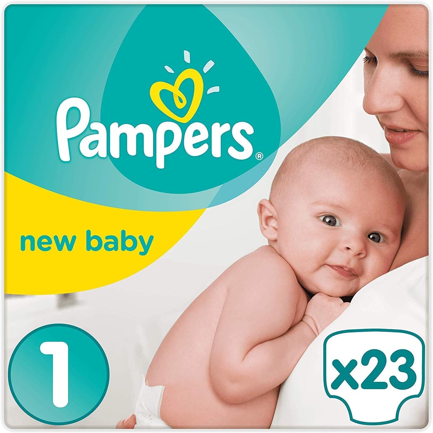 Scutece Pampers Premium Protection New Baby, mărimea 1 (nou-născut), 22 bucăți