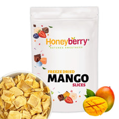 Felii de mango liofilizate 100g - chipsuri de mango liofilizate - fructe uscate liofilizate - fructe liofilizate, mango uscat pentru decorare, gustări, smoothie-uri, deserturi Produse deshidratate Naty Shop 100G