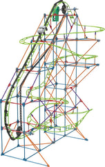 K'NEX 51438 Typhoon Frenzy Roller Coaster, 2-in-1 Model Colourful Construction Set for Boys and Girls, 19 Foot Toy, 640 Piece Kids Building Set for Children Aged 9 Years +