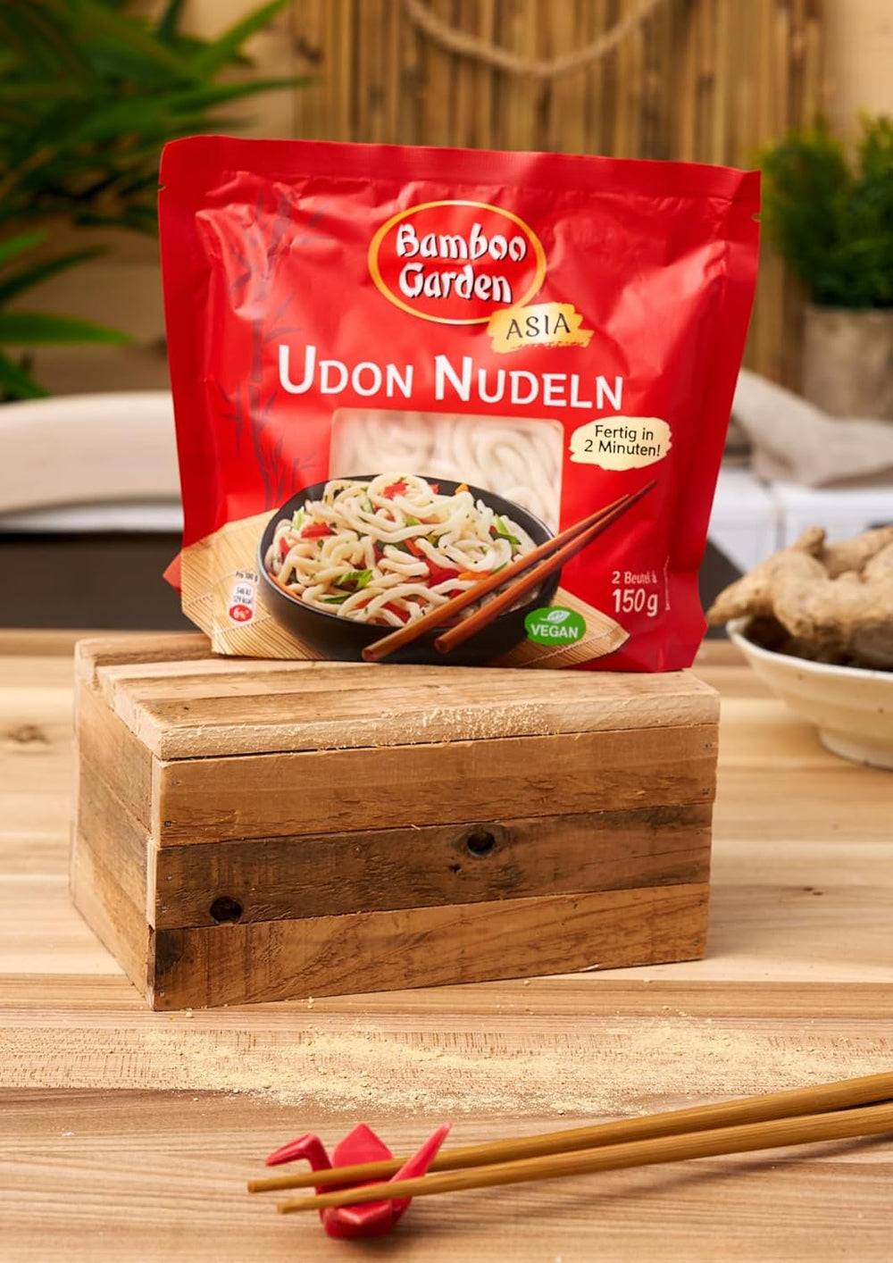 Tăiței Udon din Bamboo Garden, prefierți, 300g