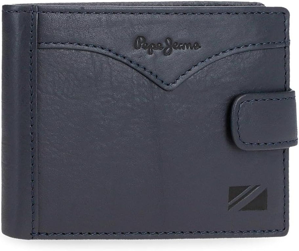 Geacă Pepe Jeans Portofel orizontal cu închidere prin clic, mărime unică Portofel Barbati Naty Shop Albastru