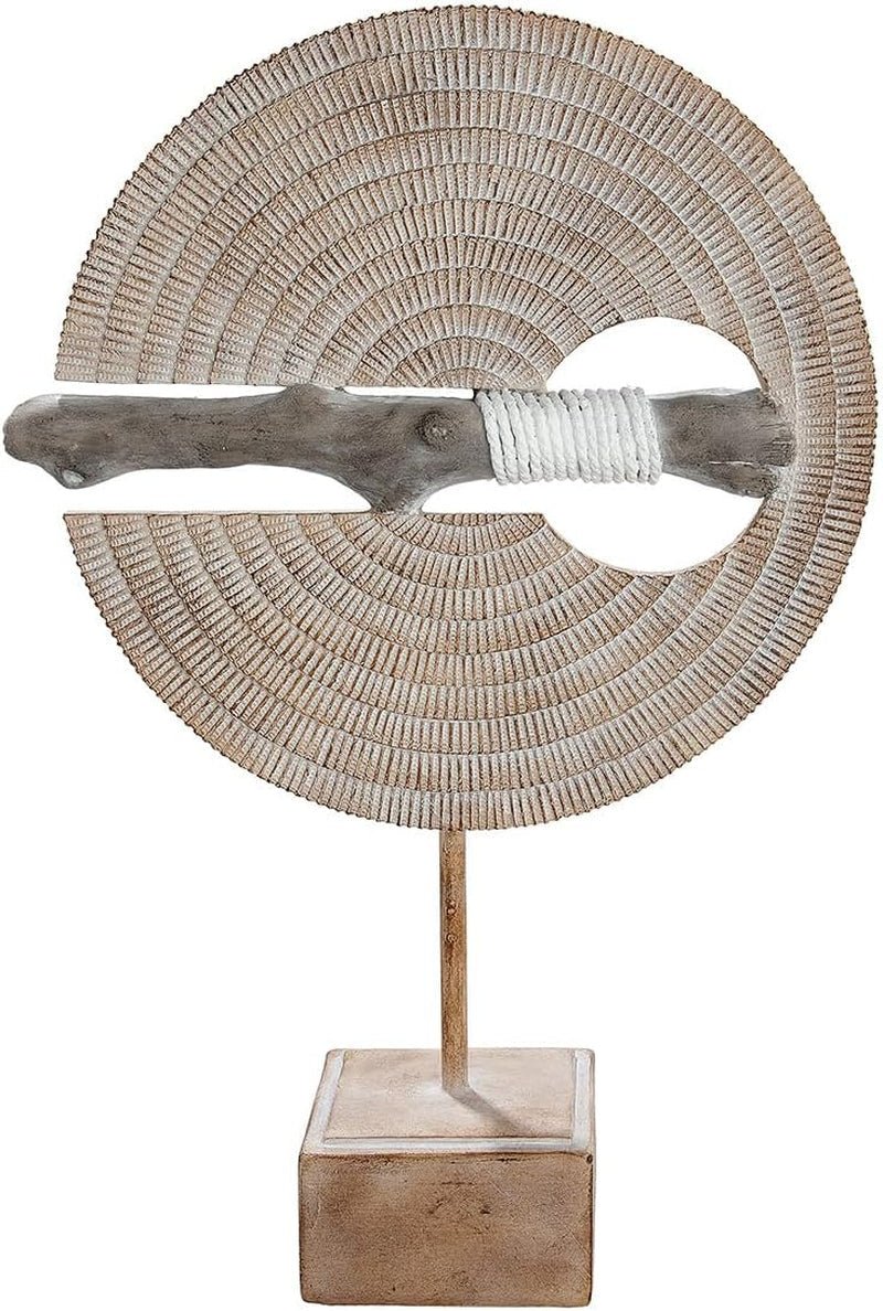 GILDE - Sculptură barcă din aluminiu - lucioasă - Decor baie - H. 35 cm Statuete si sculpturi Naty Shop Culori naturale Înălțime 37,5 cm