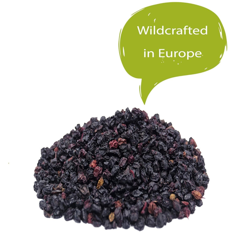 HerbaNordPol fructe de soc uscate 1kg PREMIUM, Fructus Sambuci Produse deshidratate Naty Shop