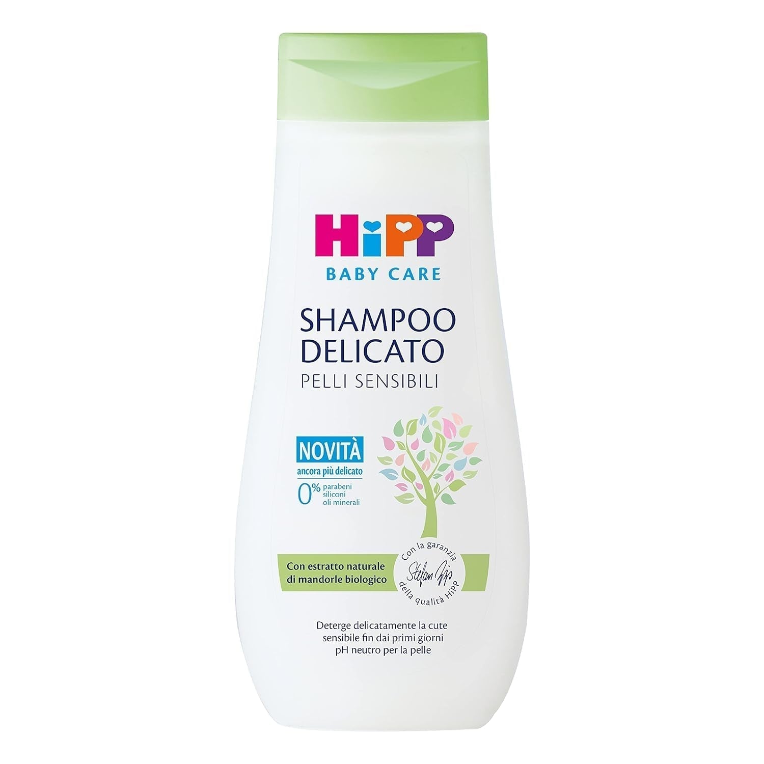 HiPP - Baby Care Șampon delicat pentru copii, curăță ușor și irită ochii, pentru pielea sensibilă, cu extract natural de migdale organice, 1 flacon cu 200 ml Copii - Baie si Skincare Naty Shop Titlu implicit