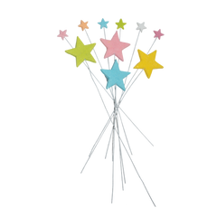 Set 10 decoratiuni comestibile, Stelute