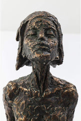 Kare Design obiect decorativ Art Lady Bronz, figurină decorativă, rășină, aspect antic, statuie, decor, obiect de artă, accesoriu, 78x13,5x13,5cm Statuete si sculpturi Naty Shop