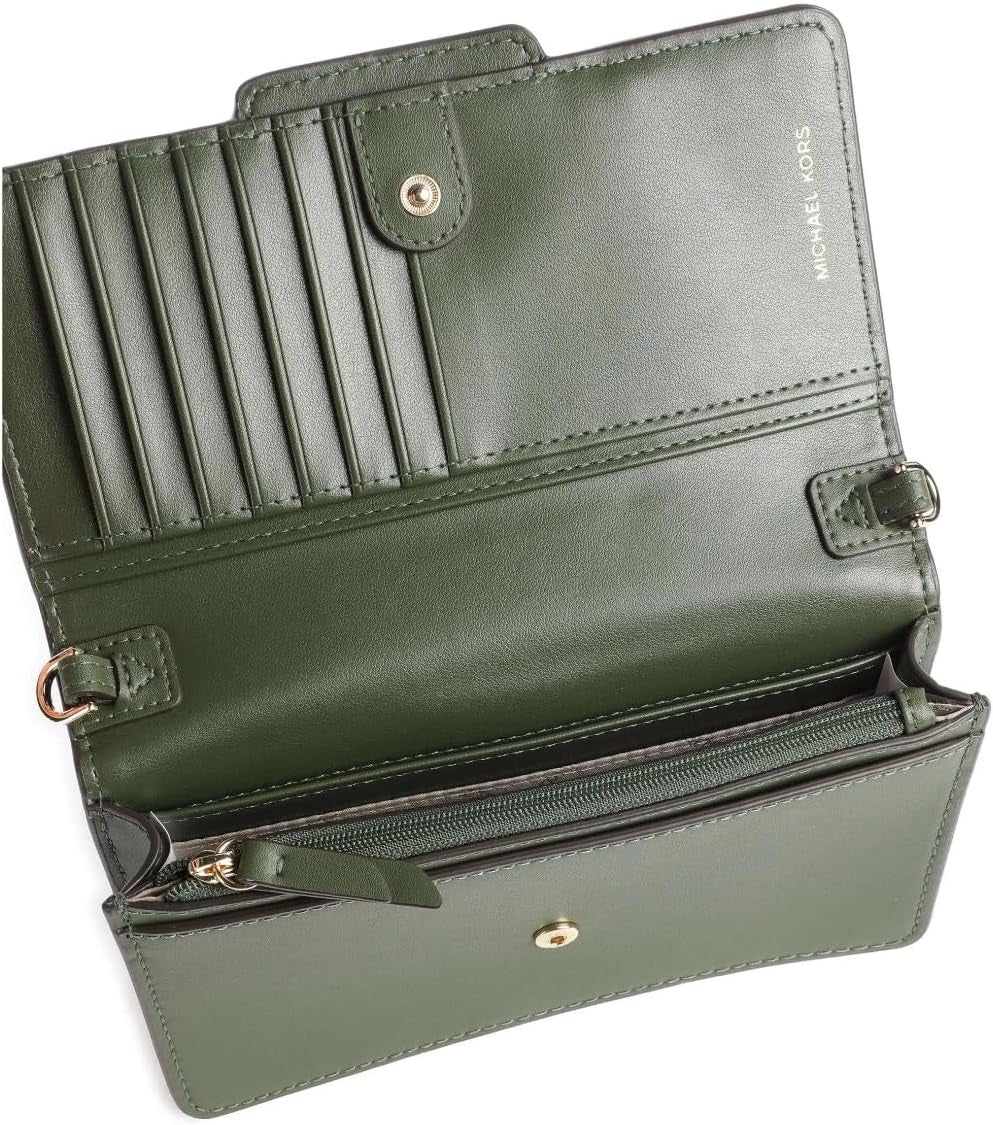 MICHAEL KORS Femeile SM PHN CHN XBODY Bag, Amazon Green Genti Femei Naty Shop