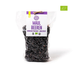 PAKKA - Mure negre organice, uscate la soare 1kg, Fair foarte lipicios, suculent dulce și acru King Shotut mure direct de la fermierii mici din Samarkand în Uzbekistan, vegan, pachet de familie 1000g Produse deshidratate Naty Shop