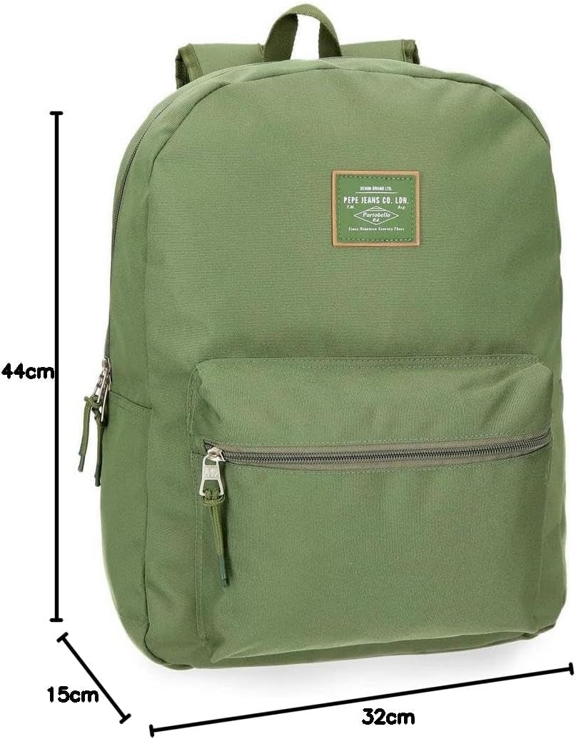 Pepe Jeans Cross An Trolley Rucsac personalizabil Verde 32x44x15 cms Poliester 0 21.12L Rucsacuri si ghiozdane premium Naty Shop