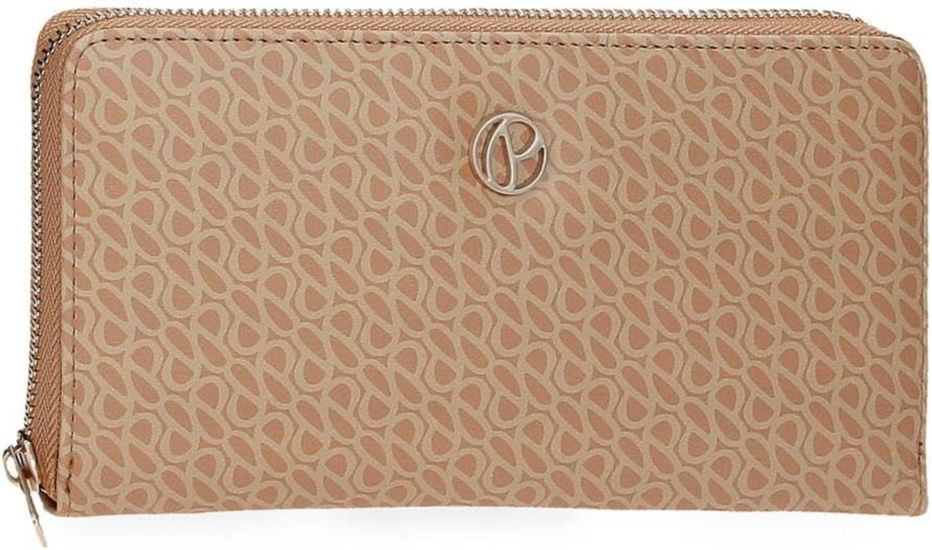 Pepe Jeans Megan Geantă de toaletă negru 17x9x2 cm Faux piele, negru, Talla única, Geantă de toaletă Portofel Femei Naty Shop Cămilă Portofel Megan