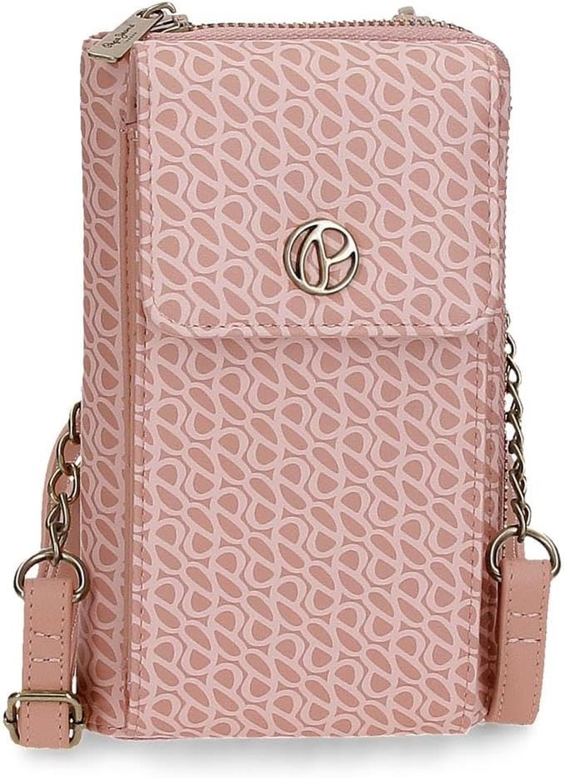 Pepe Jeans Megan Geantă de toaletă negru 17x9x2 cm Faux piele, negru, Talla única, Geantă de toaletă Portofel Femei Naty Shop Roz Servieta