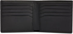 Portofel pentru bărbați HUGO Tibby 8 cc din piele nappa cu logo negru Stck Portofel Barbati Naty Shop