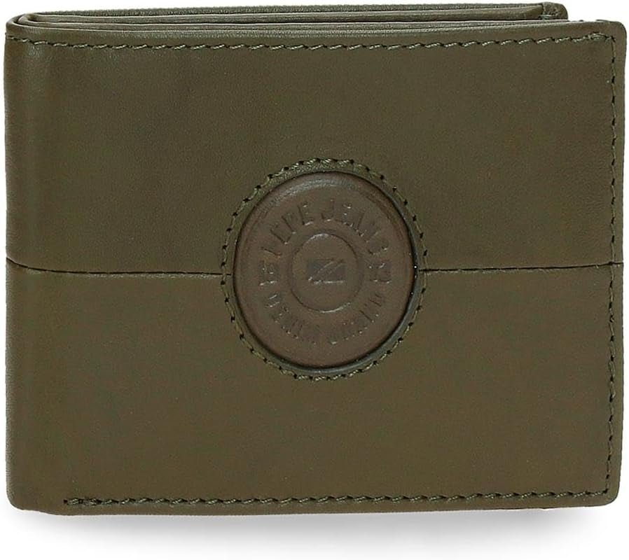 Portofele și poșete din piele de vacă Pepe Jeans Cracker, negru, maro, verde, diferite mărimi Portofel Barbati Naty Shop Verde Poșeta 11