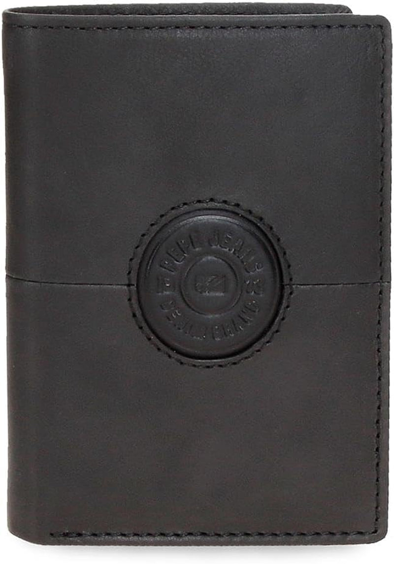 Portofele și poșete din piele de vacă Pepe Jeans Cracker, negru, maro, verde, diferite mărimi - Naty Shop