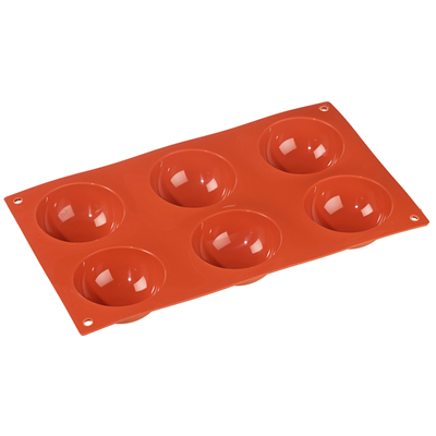 Forma Silicon Semisfere  79 x 29 x 30 mm, 6 cavitati