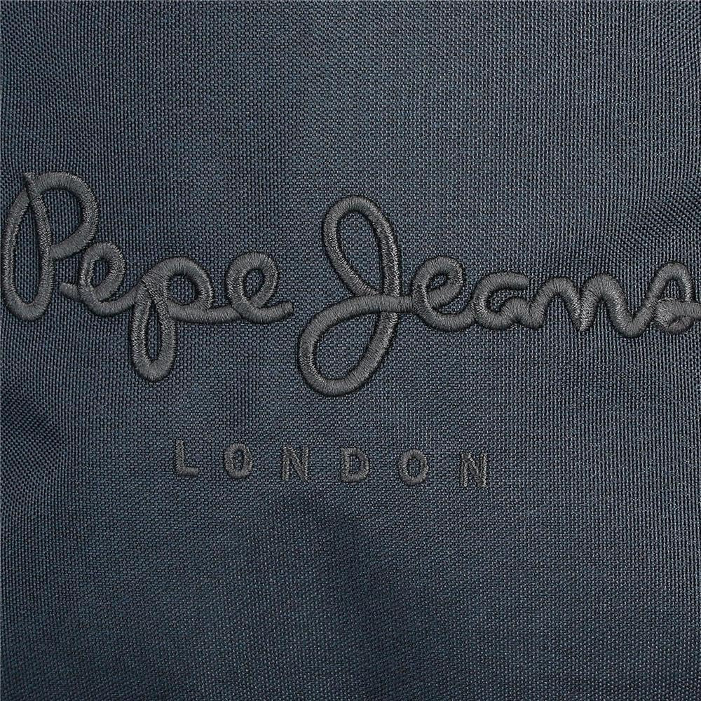 Rucsac școlar Pepe Jeans Cromwell, compartiment dublu, negru, 33 x 46 x 15 cm, poliester, 22.77 l, negru, Talla única, rucsac școlar cu compartiment dublu Rucsacuri si ghiozdane premium Naty Shop