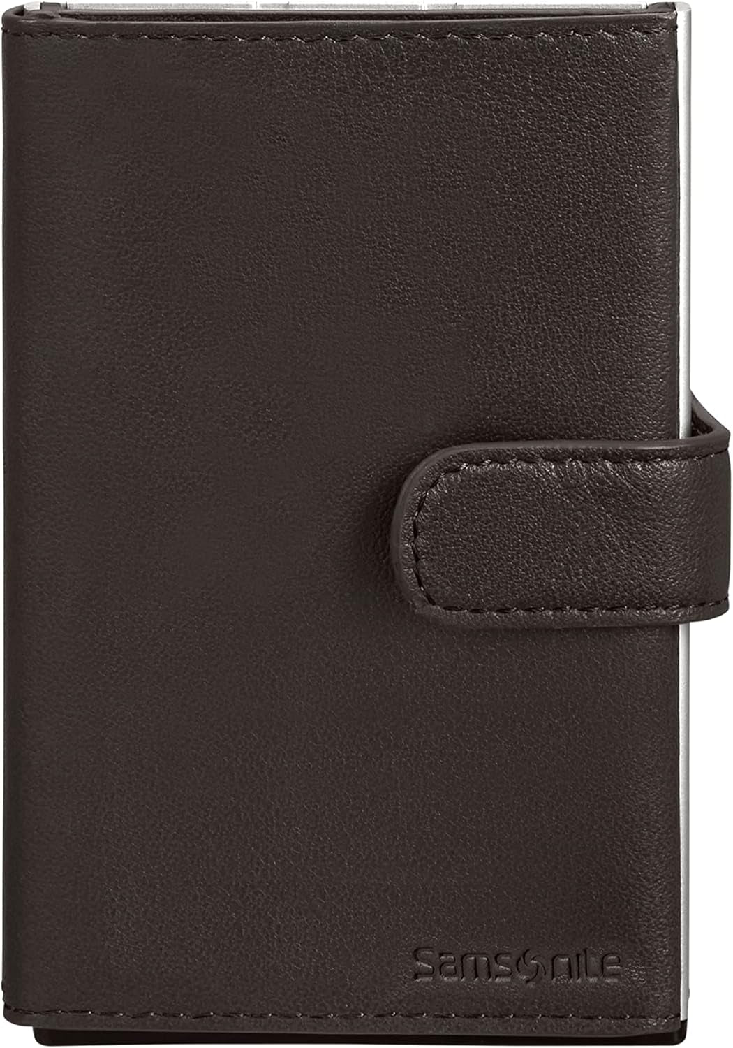 Samsonite Alu Fit SLG - Portofel, 10,2 cm, maro (maro închis) Portofel Barbati Naty Shop