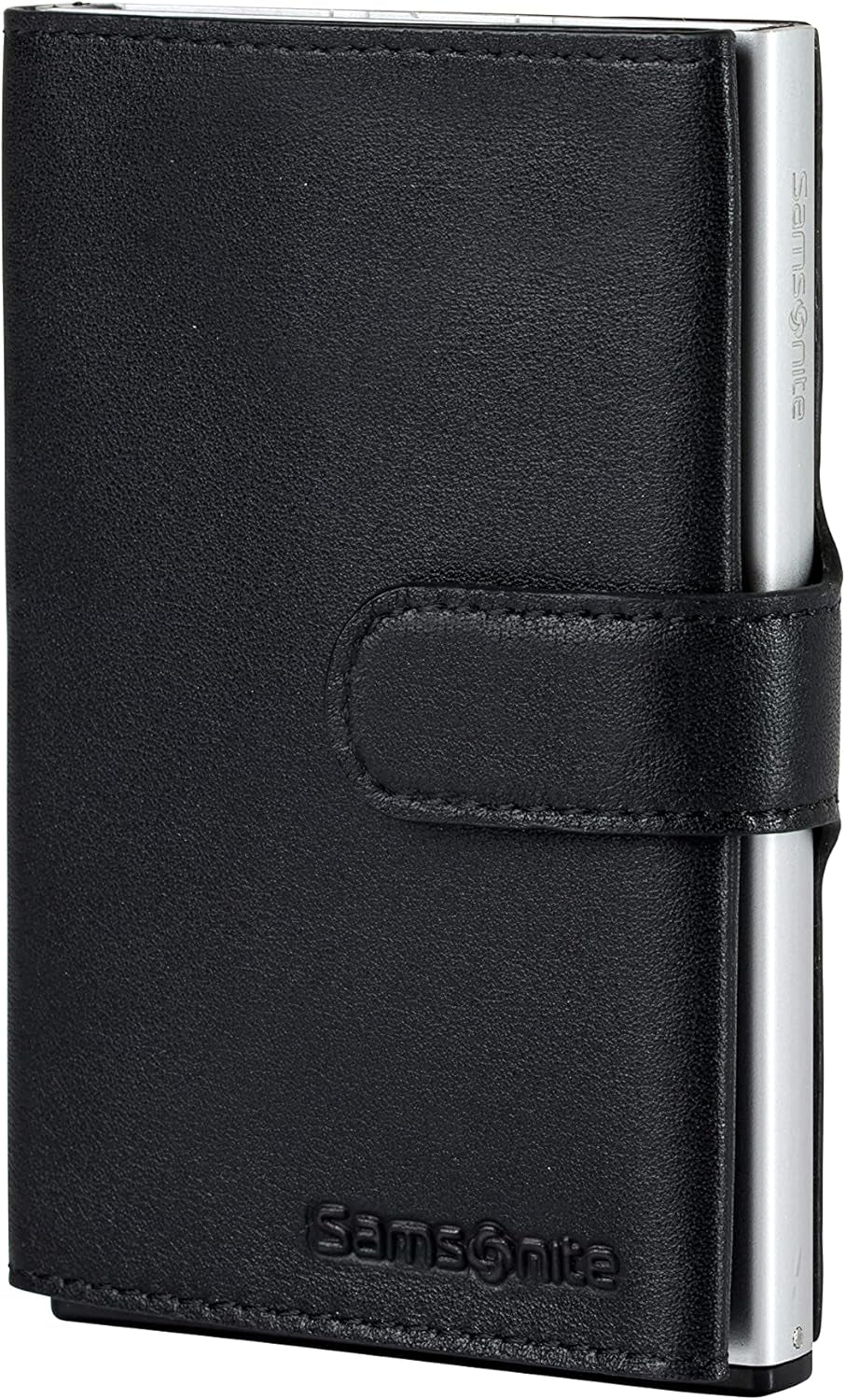 Samsonite Alu Fit SLG - Portofel, 10,2 cm, negru (negru) Portofel Barbati Naty Shop Negru 10,2 cm