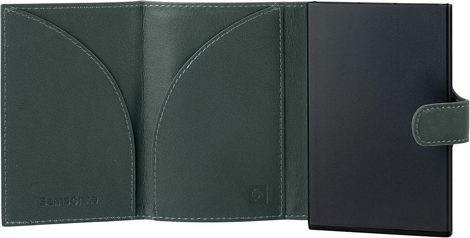 Samsonite Alu Fit SLG - Portofel, 10,2 cm, verde (Climbing Ivy) Portofel Barbati Naty Shop