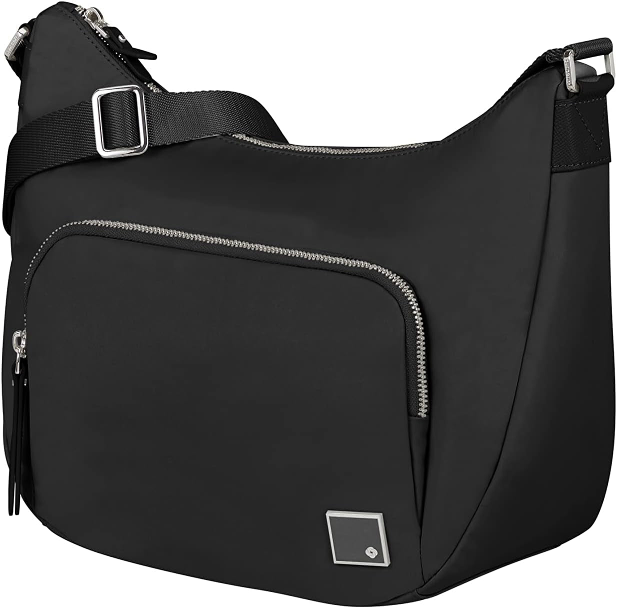 Samsonite Essentially Karissa - Geantă de umăr M, 36 cm, negru (Negru) Genti Femei Naty Shop Negru (negru) Geantă de umăr M