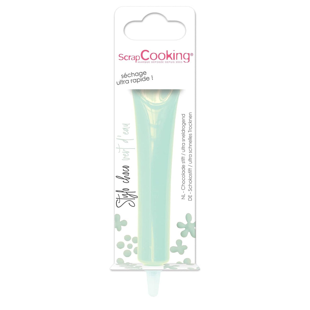 ScrapCooking - colorant alimentar, diverse culori, la tub pentru scriere, 25 grame Pasta de zahar Naty Shop Verdețuri de apă Mic