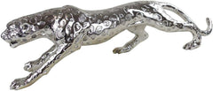 Sculptură decorativă Casablanca XL - Gpard Argintiu mat - Decor camera de zi - Lungime 80 cm Statuete si sculpturi Naty Shop Titlu implicit