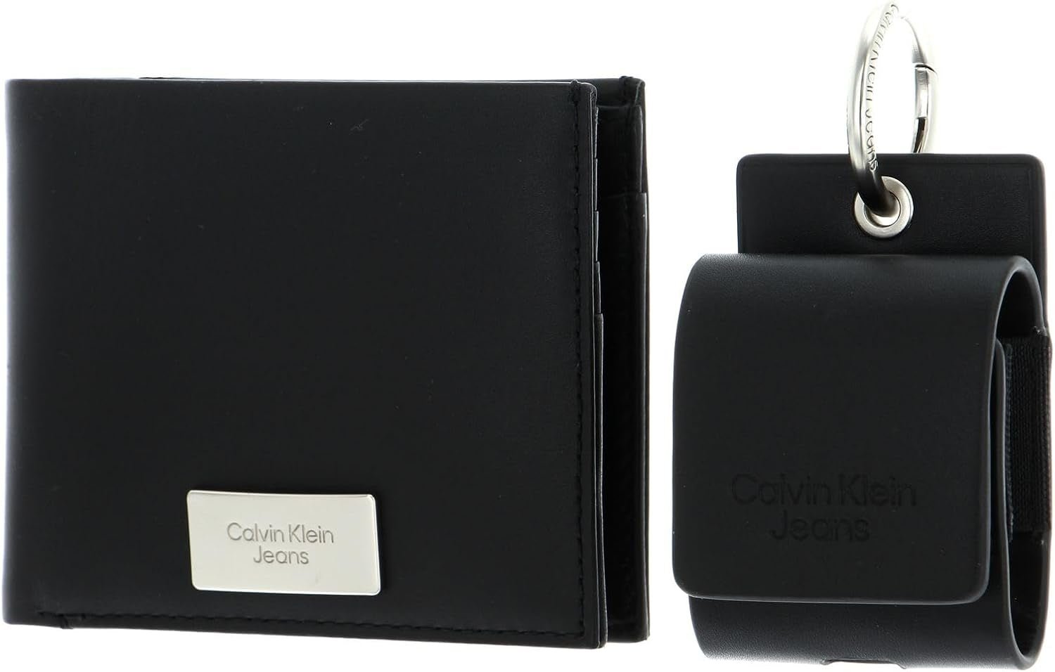 Set cadou Calvin Klein Jeans pentru bărbați Gifting Portofel bifold & husă AirPods, negru (Black), Onesize Portofel Barbati Naty Shop Titlu implicit