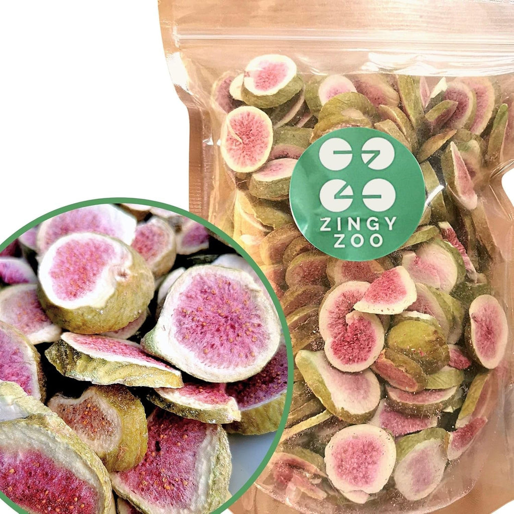 Smochine liofilizate | Smochine 100% naturale uscate | Fără zahăr adăugat Dulciuri liofilizate sănătoase | Fructe liofilizate Smochine liofilizate | ZingyZoo (100g) Produse deshidratate Naty Shop 500G