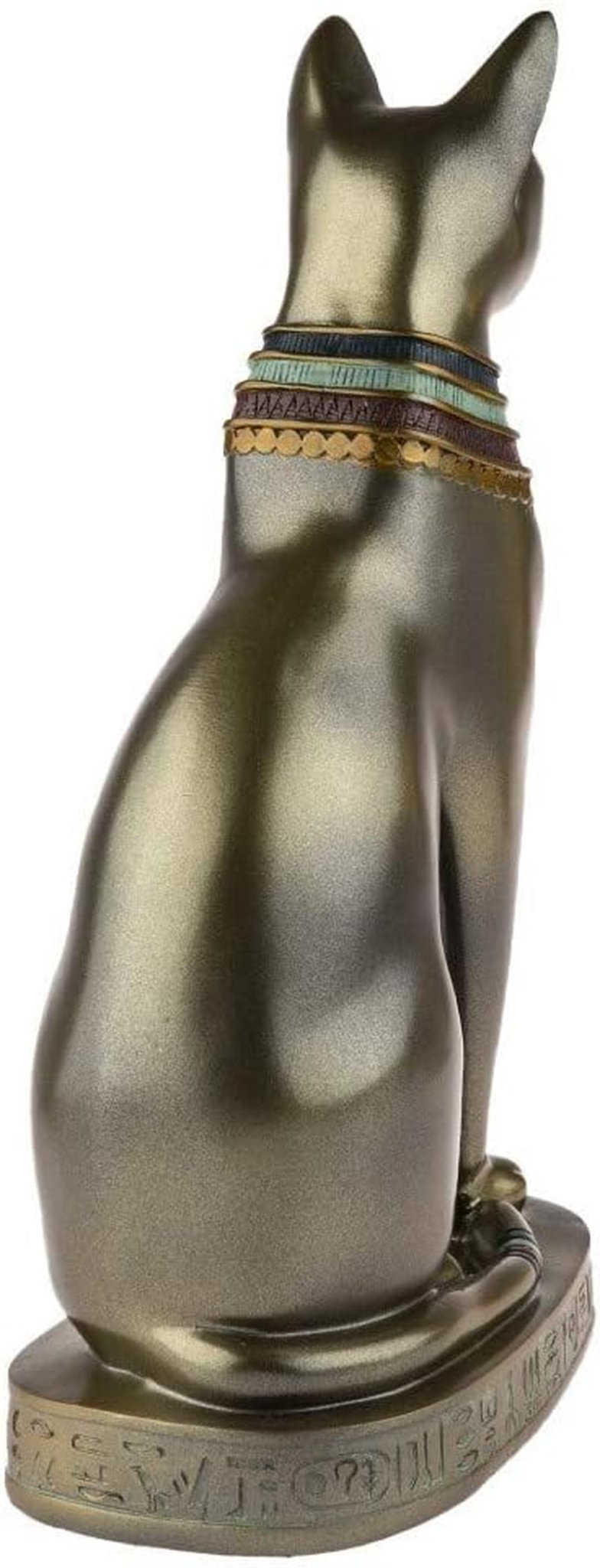 - Statuetă Bastet 21 cm - Statuetă pisică egipteană - Statuie decorare Egiptul Antic - Figurină pisică - Bust egiptean - Decorațiune originală idee cadou - Sculptură zeitate Statuete si sculpturi Naty Shop