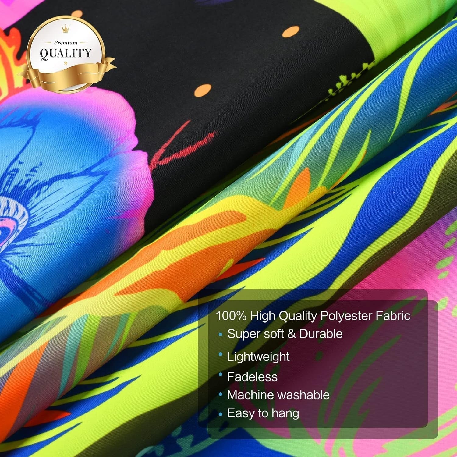 Tapiserie alishomtll black light abstract wall art Casa - Accesorii si Decoratiuni Naty Shop