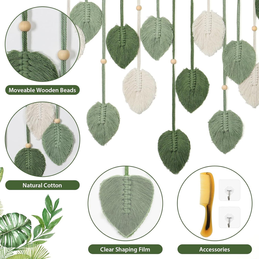 Tapiserie betylifoy wall hanging large deco leaf Casa - Accesorii si Decoratiuni Naty Shop