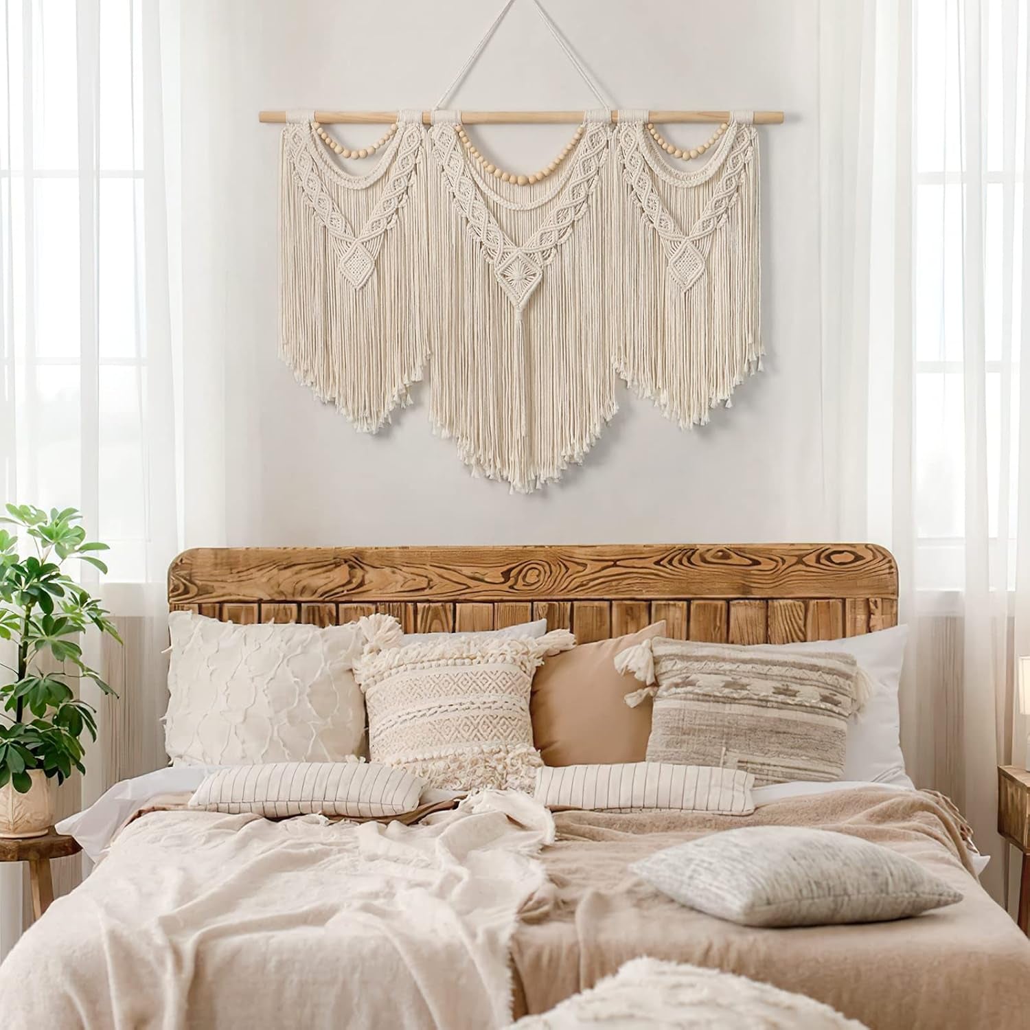 Tapiserie dremisland mare deco tesute bej Casa - Accesorii si Decoratiuni Naty Shop