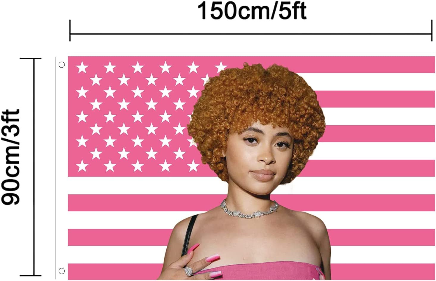 Tapiserie ice rapper spice flag interior exterior pink Casa - Accesorii si Decoratiuni Naty Shop