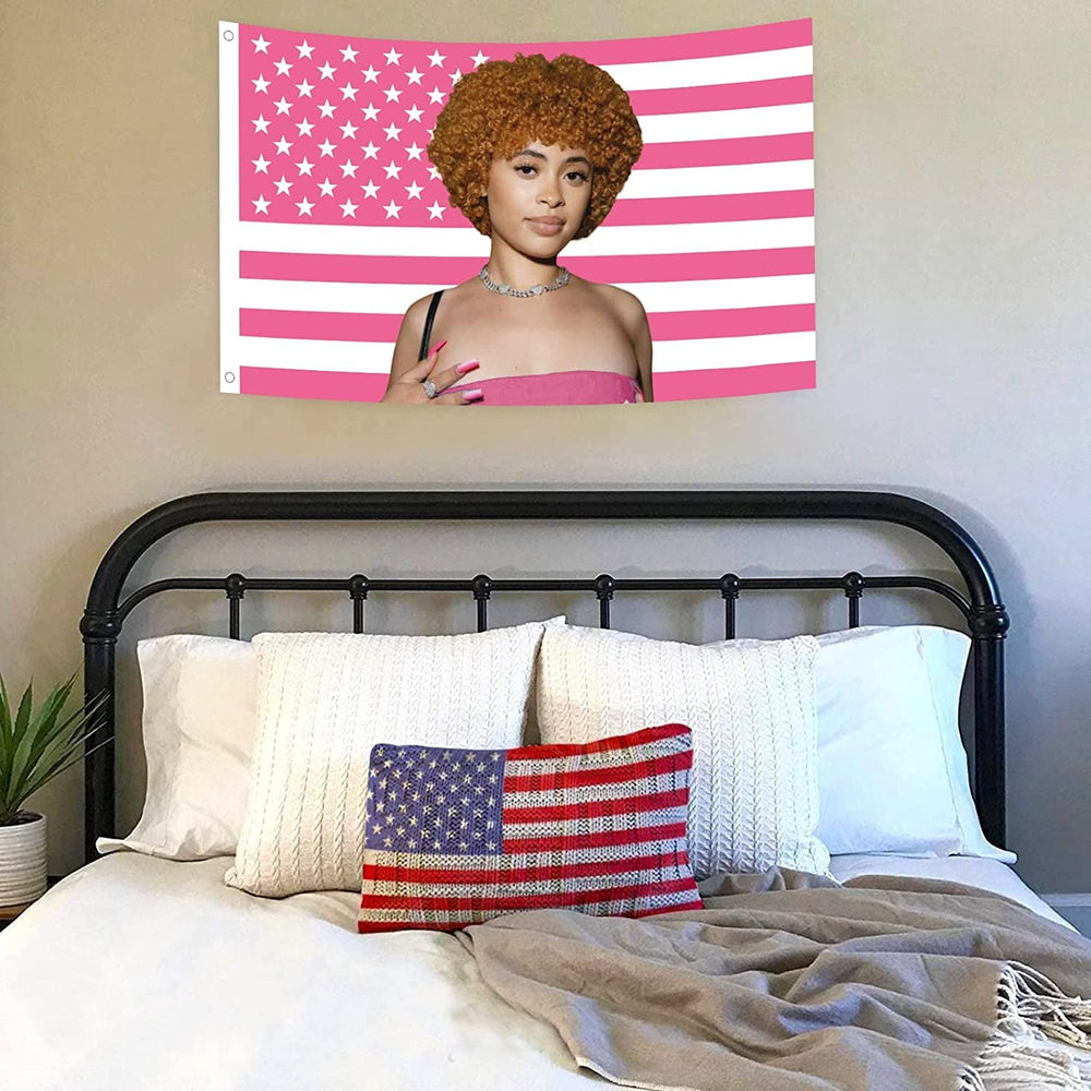 Tapiserie ice rapper spice flag interior exterior pink Casa - Accesorii si Decoratiuni Naty Shop