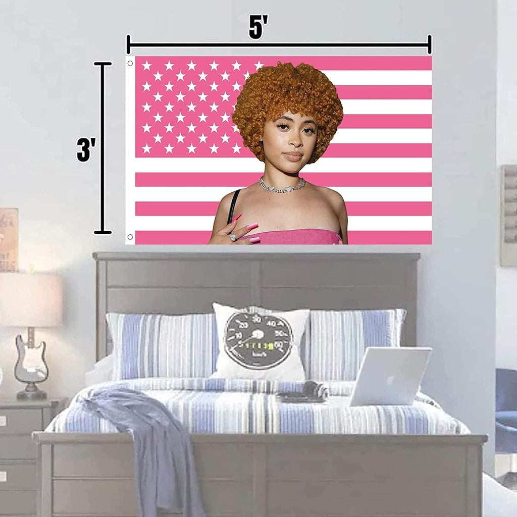 Tapiserie ice rapper spice flag interior exterior pink Casa - Accesorii si Decoratiuni Naty Shop