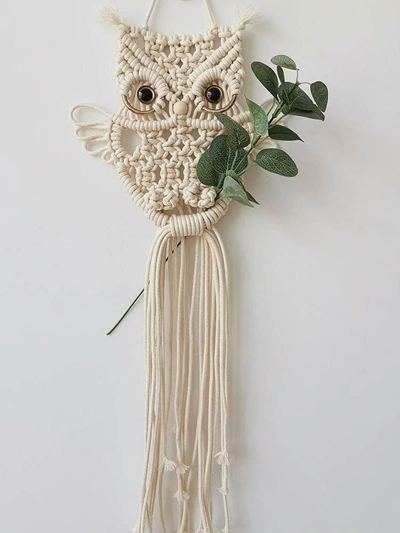 Tapiserie owl tapiseriei14wall decorare din bumbac handmade Casa - Accesorii si Decoratiuni Naty Shop