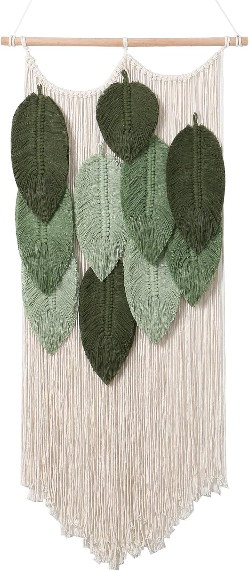 Tapiserie tapiterie frunze verzi tesute manual Casa - Accesorii si Decoratiuni Naty Shop Bej