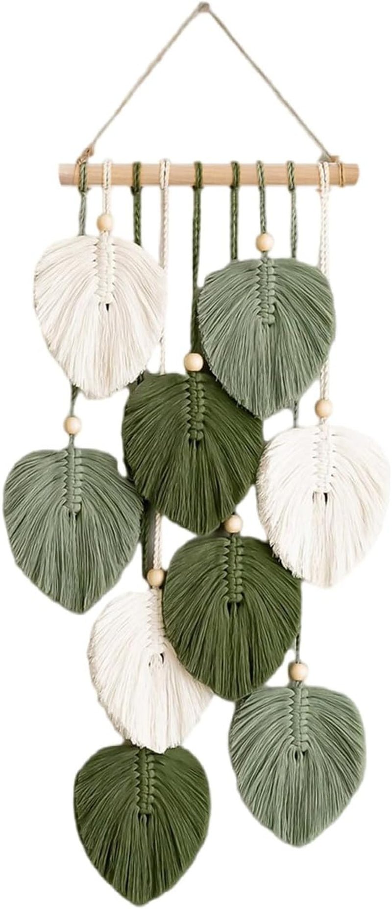 Tapiserie tapiterie margele lemn frunze verzi manuala Casa - Accesorii si Decoratiuni Naty Shop Default Title